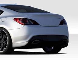 Hyundai Genesis Duraflex RS-1 Rear Add On Bumper Extensions - 2 Piece - 108663