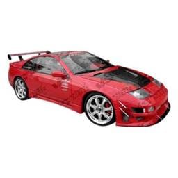 Nissan 300Z VIS Racing Invader Black Carbon Fiber Hood - 90NS3002DVS-010C