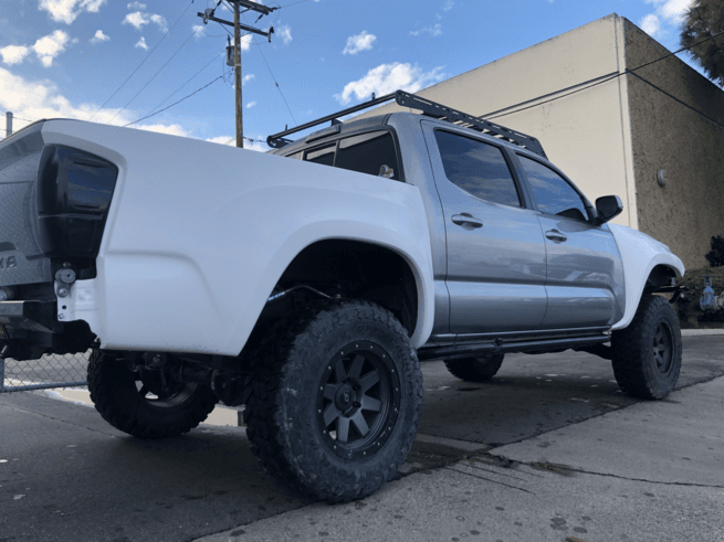 Toyota Tacoma 4.5" Flare 2" Rise Body Kit- Bedside Fenders AFC 157 thumbnail 2
