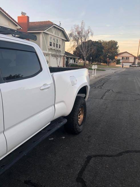 Toyota Tacoma 4.5" Flare 2" Rise Body Kit- Bedside Fenders AFC 157 thumbnail 3
