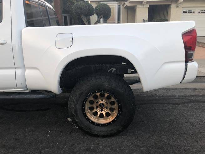 Toyota Tacoma 4.5" Flare 2" Rise Body Kit- Bedside Fenders AFC 157 thumbnail 4
