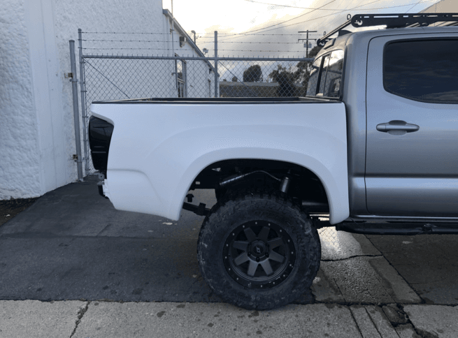 Toyota Tacoma 4.5" Flare 2" Rise Body Kit- Bedside Fenders AFC 157 thumbnail 6