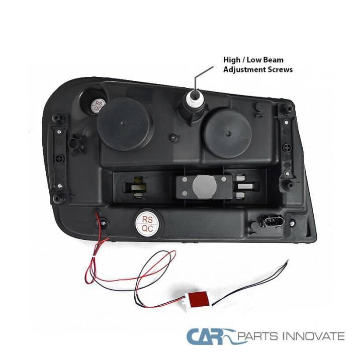 Chevrolet Trail Blazer Spec-D Projector Headlights - Black Housing - 2LHP-TBLZ02JM-RS thumbnail 2