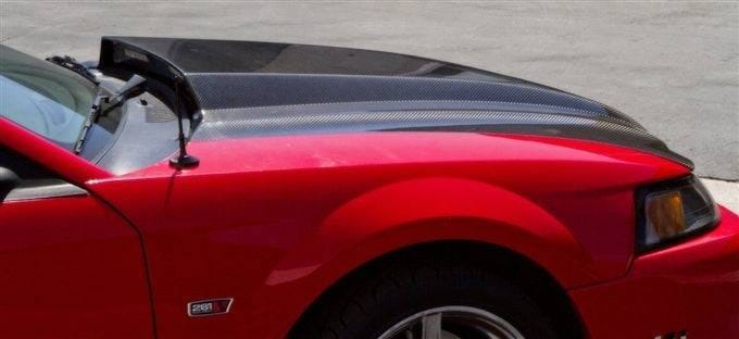 Ford Mustang TruFiber Carbon Fiber 3" Cowl Hood TC10023-A49-3 thumbnail 3