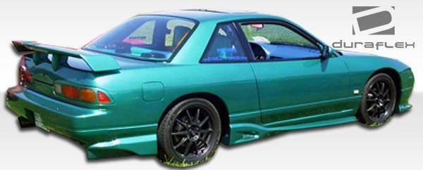 Nissan 240SX HB Duraflex Vader Rear Add On Bumper Extensions - 2 Piece - 100884 thumbnail 2