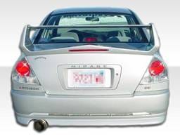 Mitsubishi Mirage 4DR Duraflex Evo 5 Rear Bumper Cover - 1 Piece - 101886