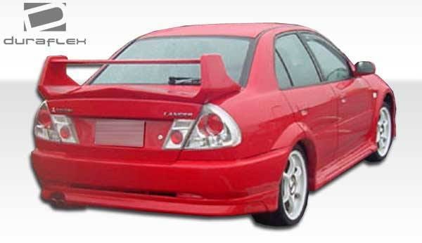 Mitsubishi Mirage 4DR Duraflex Evo 5 Rear Bumper Cover - 1 Piece - 101886 thumbnail 4