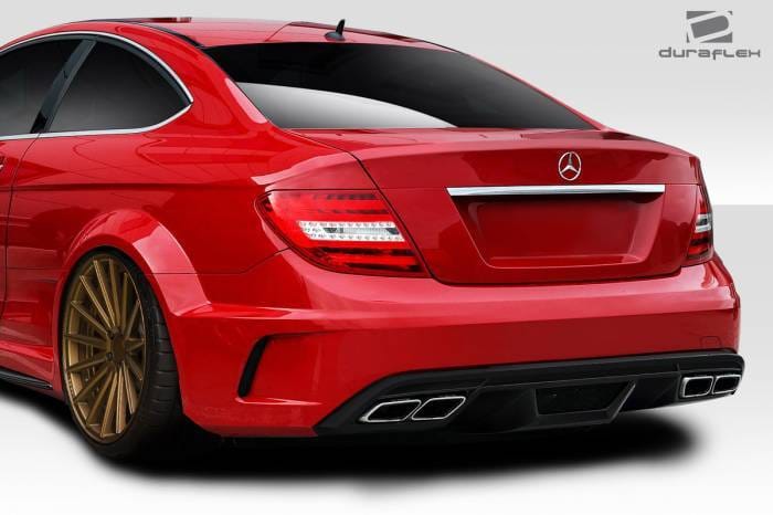 Mercedes C63 Black Series Look Duraflex Rear Body Kit Bumper!!! 113925 thumbnail 2