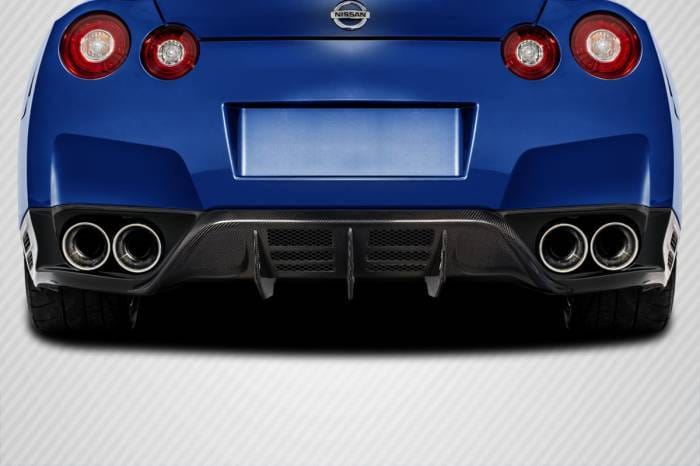 Nissan GTR Malve Carbon Fiber Rear Bumper Diffuser Body Kit 117779