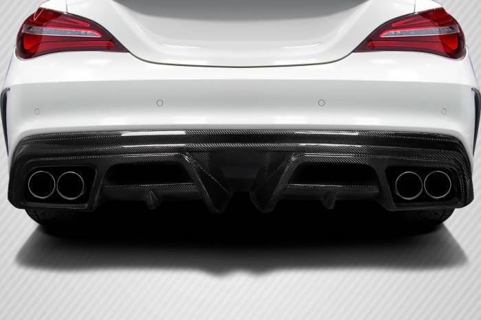Mercedes CLA Burnout Carbon Fiber Rear Bumper Diffuser Body Kit 117817