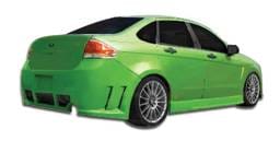 Ford Focus Duraflex Piranha Rear Bumper Cover - 1 Piece - 106427