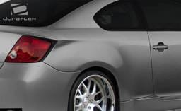 Scion tC Duraflex Atlas Wide Body Rear Fenders with Gas Cap - 3 Piece - 107052