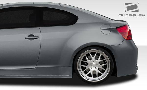 Scion tC Duraflex Atlas Wide Body Rear Fenders with Gas Cap - 3 Piece - 107052 thumbnail 2