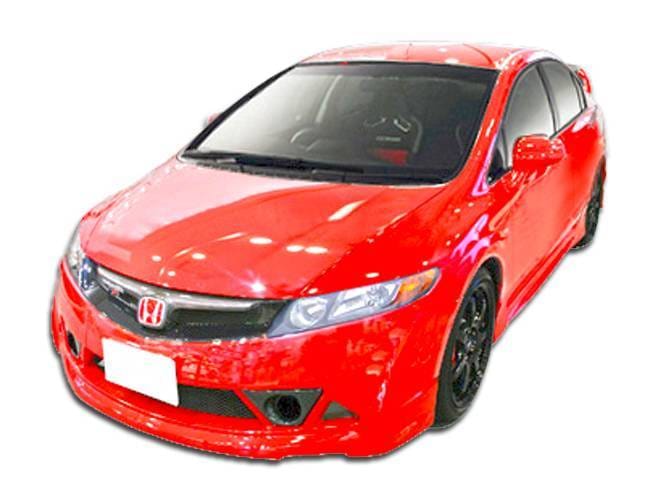 Honda Civic 4DR Duraflex Renzo Front Bumper Cover - 1 Piece - 107434