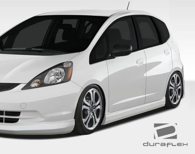 Honda Fit Duraflex A-Spec Side Skirts Rocker Panels - 2 Piece - 107734 thumbnail 2