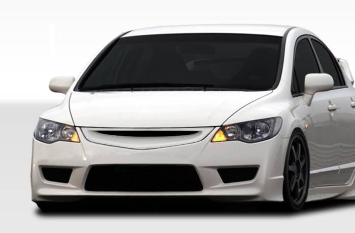 Honda Civic 4DR Duraflex JDM Type R Conversion Front Bumper Cover - 1 Piece - 107736