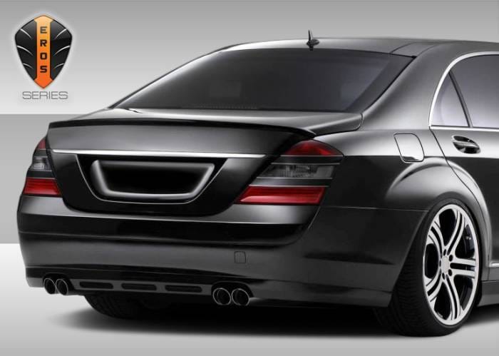 Mercedes-Benz S Class Duraflex Eros Version 1 Rear Lip Under Spoiler Air Dam - 1 Piece - 107791 thumbnail 2