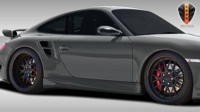 Porsche 911 Duraflex Eros Version 1 Side Skirts Rocker Panels - 2 Piece - 107837 thumbnail 2