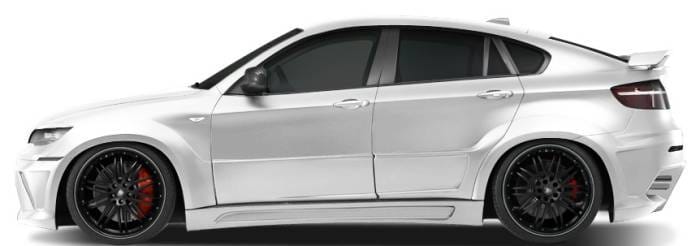 BMW X6 AF-3 Overstock (GFK) Side Skirts Wide Body Kit 107929