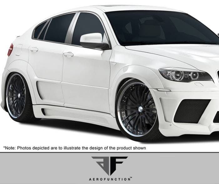 BMW X6 AF-3 Overstock (GFK) Side Skirts Wide Body Kit 107929 thumbnail 2