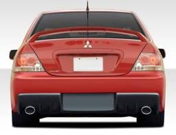 Mitsubishi Lancer Duraflex Evo X Look Rear Bumper Cover - 1 Piece - 108206