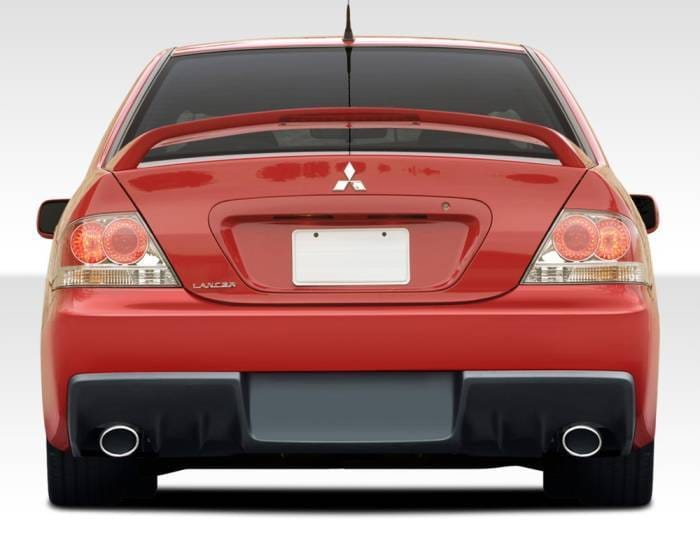 Mitsubishi Lancer Duraflex Evo X Look Rear Bumper Cover - 1 Piece - 108206