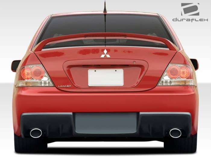 Mitsubishi Lancer Duraflex Evo X Look Rear Bumper Cover - 1 Piece - 108206 thumbnail 2