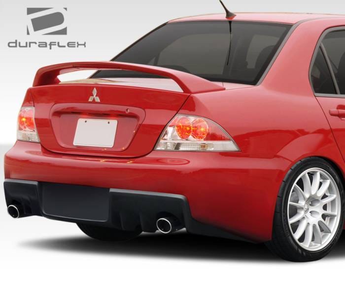 Mitsubishi Lancer Duraflex Evo X Look Rear Bumper Cover - 1 Piece - 108206 thumbnail 3