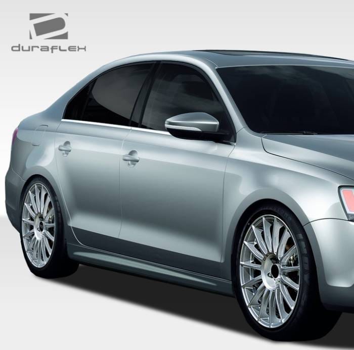 Volkswagen Jetta Duraflex R Look Side Skirts Rocker Panels - 2 Piece - 108221 thumbnail 2