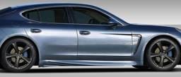 Porsche Panamera Duraflex Eros Version 3 Side Skirts Rocker Panels - 2 Piece - 108283