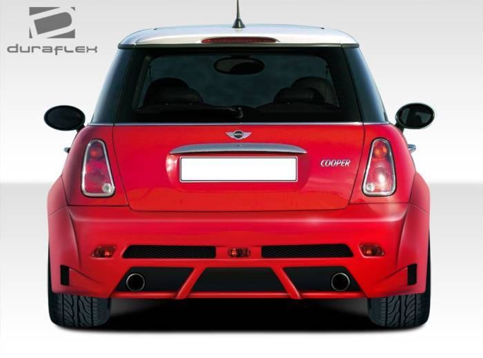 Mini Cooper Duraflex Type Z Wide Body Rear Bumper Cover - 1 Piece - 108319 thumbnail 2