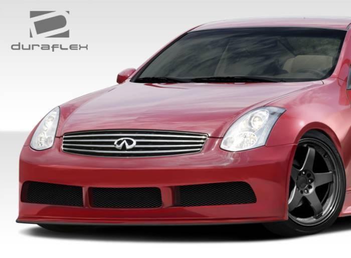 Infiniti G35 2DR Duraflex GT500 Wide Body Front Bumper Cover - 1 Piece - 108499 thumbnail 2