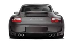 Porsche 997 AF-1 Aero Function (GFK) Rear Body Kit Bumper 108530