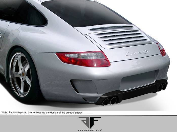 Porsche 997 AF-1 Aero Function (GFK) Rear Body Kit Bumper 108530 thumbnail 2