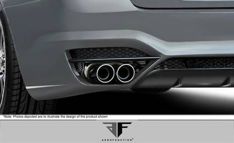 BMW 5 Series AF3 Aero Function  Rear Bumper Add On Body Kit thumbnail 2