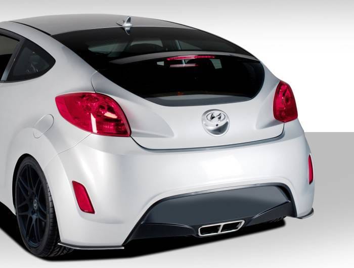 Hyundai Veloster Duraflex GT Racing Rear Splitters - 2 Piece - 108833