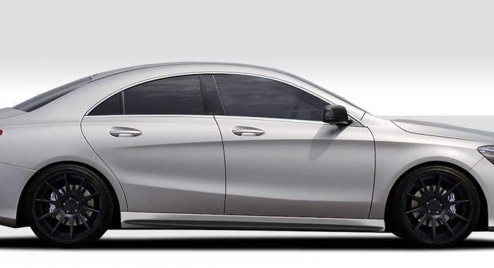Mercedes-Benz CLA Duraflex Black Series Look Side Skirt Rocker Panels - 2 Piece - 112007