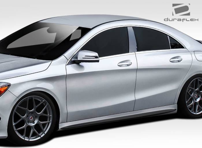 Mercedes-Benz CLA Duraflex Black Series Look Side Skirt Rocker Panels - 2 Piece - 112007 thumbnail 2