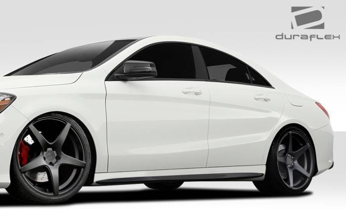 Mercedes-Benz CLA Duraflex Black Series Look Side Skirt Rocker Panels - 2 Piece - 112007 thumbnail 3