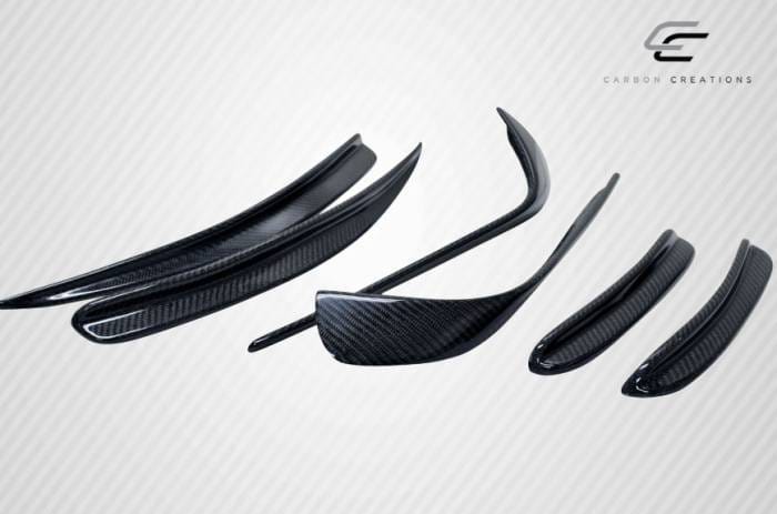 Mercedes-Benz CLA Carbon Creations Black Series Look Wide Body Front Bumper Accessories - 6 Piece - 112026 thumbnail 4
