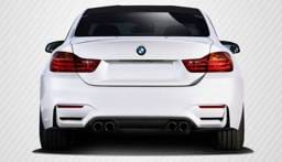 BMW 4 Series M4 Look DriTech Carbon Fiber Rear Bumper Lip Body Kit 113174