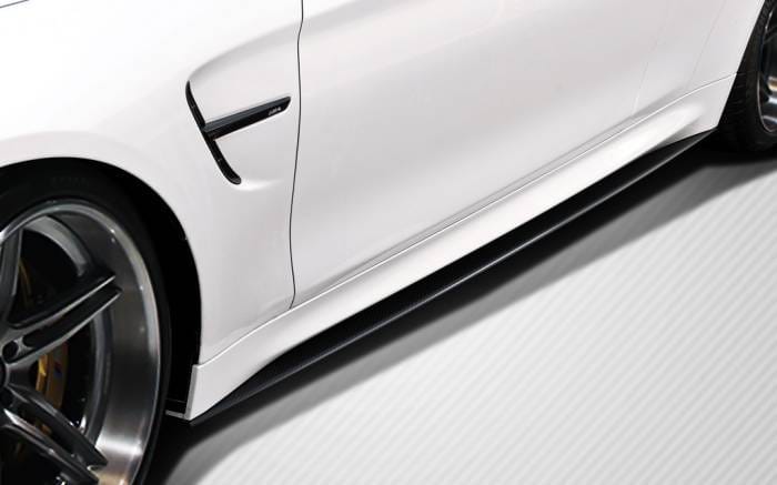 BMW 4 Series Carbon Creations M Performance Look Side Skirt Splitters - 2 Piece - 112246
