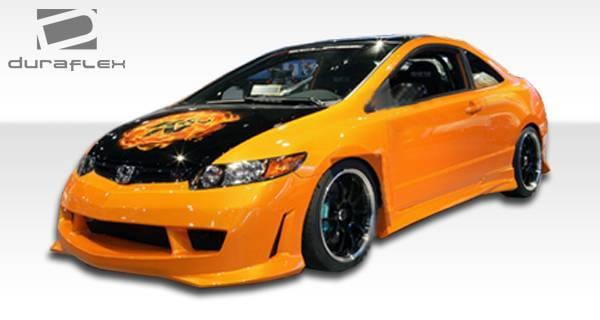 Honda Civic 2DR Duraflex Type M Front Bumper Cover - 1 Piece - 103335 thumbnail 4