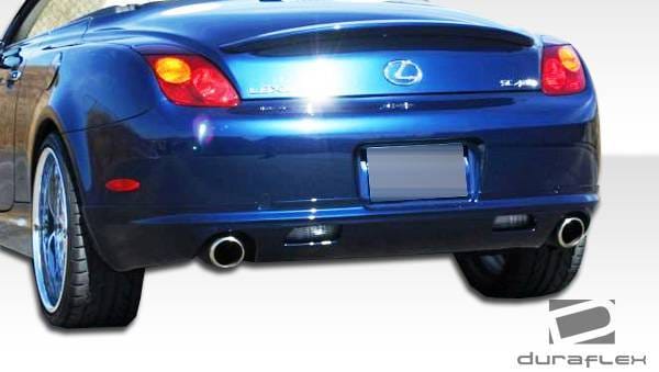 Lexus SC Duraflex W-1 Rear Lip Under Spoiler Air Dam - 1 Piece - 103577 thumbnail 2