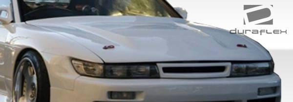 Nissan S13 Duraflex D-1 Hood - 1 Piece - 104236 thumbnail 2