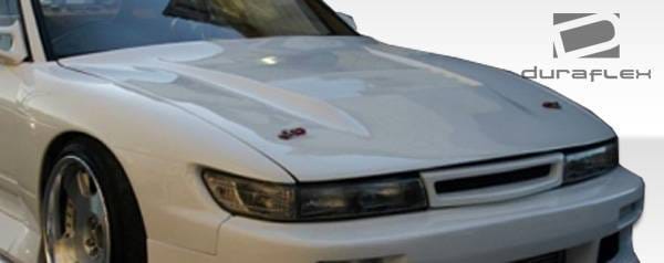 Nissan S13 Duraflex D-1 Hood - 1 Piece - 104236 thumbnail 3