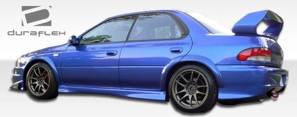 Subaru Impreza Duraflex S-Sport Rear Bumper Cover - 1 Piece - 104496 thumbnail 4