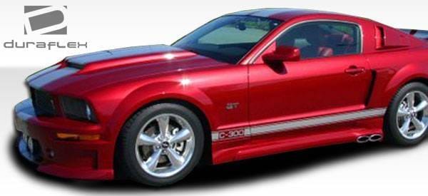 Ford Mustang Duraflex CVX Side Skirts Rocker Panels - 2 Piece - 104921 thumbnail 3