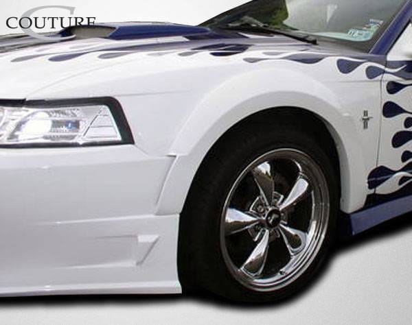 Ford Mustang Demon Couture Urethane Front Fender Flares 104786 thumbnail 2