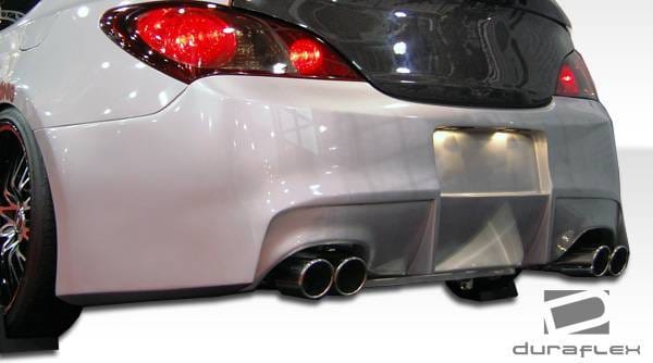 Hyundai Genesis Duraflex Hot Wheels Rear Bumper Cover - 1 Piece - 105830 thumbnail 2